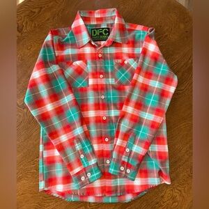Dixxon “The Slurp” Flannel, kids size large.